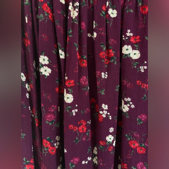 HOLLISTER OFF THE SHOULDER FLORAL SHIRT (size small) - Picture 3 of 4